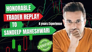 REPLY TO SANDEEP MAHESHWARI ON TRADING SandeepSeminars [upl. by Aitercal]