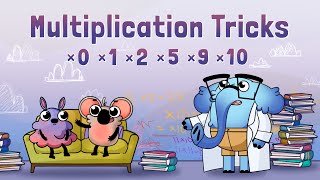 Multiplication Tricks for Kids  Multiplication by 0 1 2 5 9 and 10  Times Tables Tips [upl. by Cassandry68]