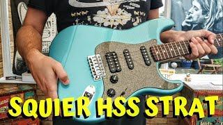 Squier By Fender Affinity Stratocaster HSS Review Demo [upl. by Htebzile]