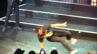 NKOTB Cruise 2014 Group A Concert June62014  Danny Wood Breakdancing [upl. by Doane]