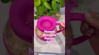 Personal mini microwave popcorn bowl This is a game changer and I make this snack everyday now [upl. by Gifford]