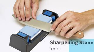 How to Sharpen a Knife with a Sharp Pebble Sharpening Stone [upl. by Sedicla651]