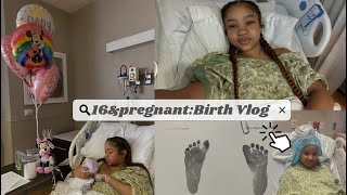 16amppregnant Birth Vlog  Csection [upl. by Aokek]