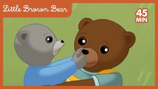 🧸 Little Brown Bear and the baby 👶 New compilation I Cartoon for baby [upl. by Llered]