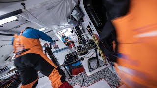 Leg 3  Day 18 update Southern Ocean living planning repairs windows and racing on [upl. by Babb877]