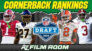 Ranking Every CB in the 2024 NFL Draft Class [upl. by Ahsietal934]