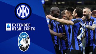 Inter vs Atalanta Extended Highlights  Serie A  CBS Sports Golazo [upl. by Fotinas]