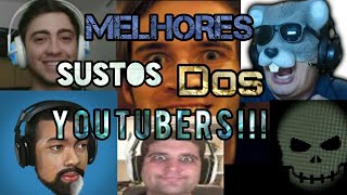 OS MELHORES SUSTOS DOS YOUTUBERS  WELCOME TO THE GAME [upl. by Sokul]