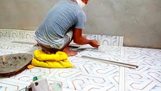 Perfect Floor Skirting InstallationHow to Floor Skirting Install [upl. by Nani]