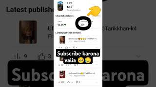 Subscribe karona vaiia please 😥🥺👈Tarikkhank4 [upl. by Mureil263]