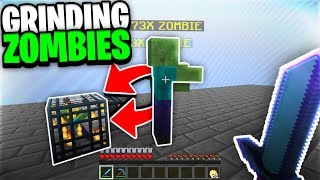 The Zombie Spawner Grind  Minecraft Skyblock [upl. by Hu228]