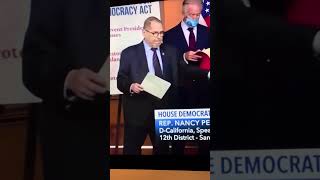 Disgusting House Rep Jerrold Nadler shits himself live on TV next to Nancy Pelosi [upl. by Eiger]