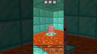 Saved pigs from lava 🥵 l minecraft emotional technogamerz [upl. by Caryn146]