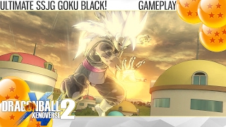 2K Dragon Ball Xenoverse 2  Ultimate Super Saiyan God Goku Black FULL MOVESET Gameplay [upl. by Alastair]