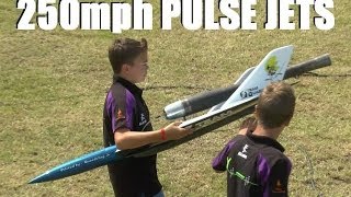 FAST 250MPH RC PULSE JETS AT WESTON PARK MODEL AIRSHOW 2014 [upl. by Noxin]