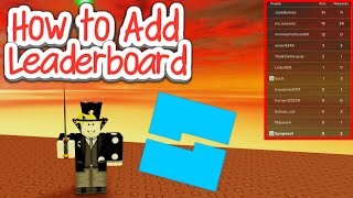 How to Add Leaderboard in Roblox Studio 2024 [upl. by Elora]