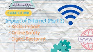 Impact of Internet Part 2  iGCSE ICT 18 [upl. by Letty]