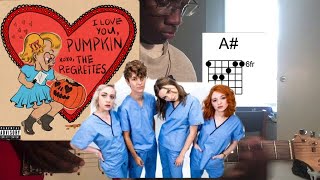 The Regrettes  Pumpkin Guitar Tutorial [upl. by Aubine143]