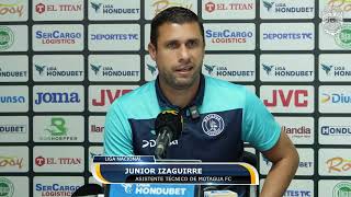 CONFERENCIA DE PRENSA MARATHON VS MOTAGUA JUNIOR IZAGUIRRE AT DE MOTAGUA FC [upl. by Blaseio181]