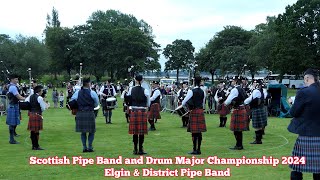 Elgin amp District Pipe Band  Scottish Championship 2024 [upl. by Ilene]