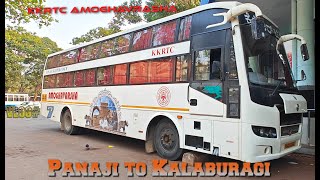 AmoghavarshaPanaji to Kalaburagi KKRTC Non AC Sleeper ksrtc kkrtc [upl. by Lucretia]