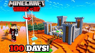 I Survived 100 days in BADLANDS in Minecraft Hardcore [upl. by Oryaj]