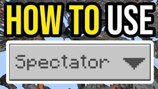 How To Use Spectator Mode In Minecraft Bedrock [upl. by Willis]