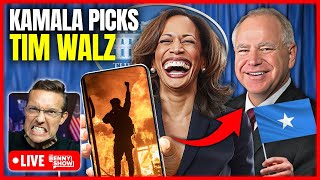 🚨Kamala Picks FarLeft Socialist Tim Walz for Vice President The Governor Who Let His State BURN🔥 [upl. by Rizas]