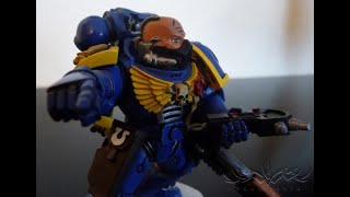 Sideshow Collectibles Warhammer 40000 Brother Hervictus of the Ultramarines Space Marine Statue [upl. by Gnehs]