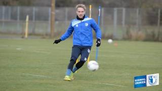 Trainingsszenen 16112016 1 FC Magdeburg [upl. by Hoopen]