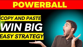 Powerball Texas Lottery Powerball STRATEGY 2023 Powerball Lottery Powerball Copy and Paste Strategy [upl. by Aguayo]