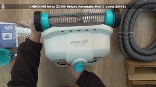 UNBOXING INTEX ZX300 Deluxe Automatic Pool Cleaner 28005E  Bob The Tool Man [upl. by Acirehs679]