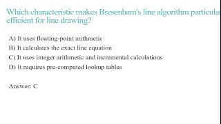 MCQ for Computer Graphics and Multimedia [upl. by Matheson208]