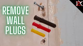 Easy Way How To Remove Wall Plugs  How To Remove Broken Wall Plugs [upl. by Lamaaj]