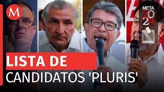 Morena define a sus candidatos pluris al Senado hay desde corcholatas hasta ex panistas [upl. by Mady]