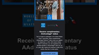 Status match to American Airlines with your Hyatt status creditdebitwithabhi travel hyatt aa [upl. by Bryana576]