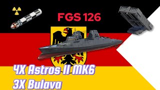 Astros II MK6  RSM Bulava gameplay  FGS 126  Modern Warships [upl. by Enwad838]