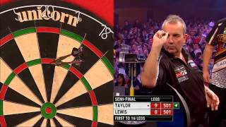 Taylor v Lewis  45  Semi Final  Grand Slam of Darts 2013 [upl. by Edbert462]