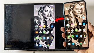 HOW TO CONNECT MOBILE PHONE TO TV  SHARE MOBILE PHONE SCREEN ON TV 2023 [upl. by Peltier]