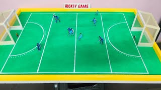 school projectHockey game and playground model craft ideas viralvideo craft trending ideasart [upl. by Graniah391]