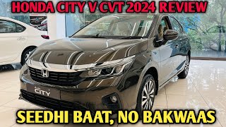 HONDA CITY V CVT 2024  ALL NEW CITY REVIEW [upl. by Olraced]