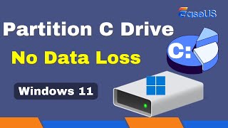 How to Partition C Drive in Windows 11 Without Losing Data [upl. by Westfall]