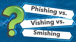 Phishing vs Vishing vs Smishing  Whats the Difference [upl. by Anrol]