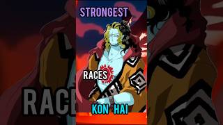 Top 5 STRONGEST RACES In One Piece🤔animeonepiece [upl. by Enirhtac]