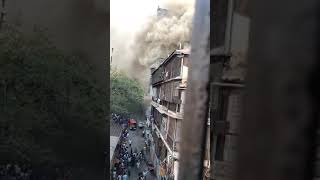 Huge Fire In South Mumbai Commercial Place At Ardeshir Cross Lane CPTank [upl. by Guevara288]