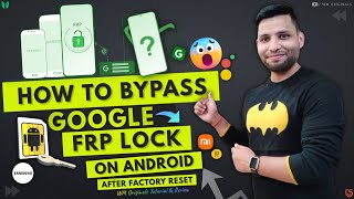 How To Bypass Google FRP Lock On Any Android Phone after factory reset 2023 Samsung FRP Bypass [upl. by Hovey473]