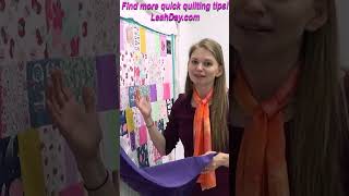 Use Minky Fabric as Your Quilt Backing A Quick Quilting Tip Video [upl. by Maddock650]