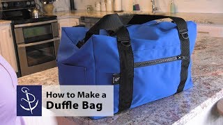 How to Make a Duffle Bag  DIY [upl. by Obe]