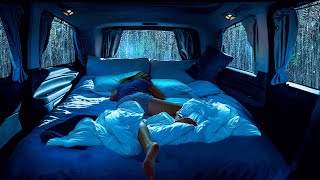 Deep Sleep Ambience Soft Rain amp Thunder Sounds on Cozy Car Relax to Deep Sleep Defeat Stress ASMR [upl. by Asenab]