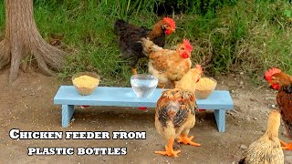 Super cheap chicken waterer and feeder [upl. by Emeline]